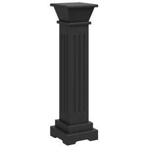 vidaXL Klassisk s&oslash;yle blomsterstativ 17x17x66 cm MDF svart