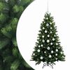 vidaXL Kunstig juletre med kuler 120 cm 150 LED-lys Varmhvit