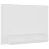 vidaXL Veggmontert TV-benk hvit 120x23,5x90 cm konstruert tre