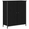 vidaXL Serviesskap Svart Eik 70 x 30 x 80 cm Konstruert tre