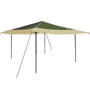 vidaXL Canopy telt 395 x 395 x 251 cm Gr&oslash;nn stoff