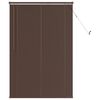 vidaXL Venetiansk persienne M&oslash;rk Brun med M&oslash;nster 150 x 90 cm PVC