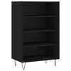 vidaXL Highboard svart 57x35x90 cm konstruert tre
