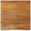 vidaXL Bordplate naturlig kant 80x80x3,8 cm heltre mango