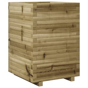vidaXL Plantekasse 50x50x72 cm impregnert furu