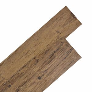 vidaXL Gulvplanker 36 pcs Valn&oslash;tt Brun 5,02 m&sup2; PVC
