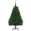 vidaXL Kunstig juletre med 150 LED grønn 120 cm PVC og metall
