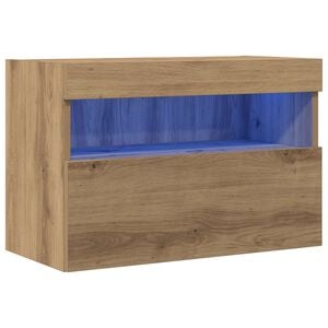 vidaXL TV Veggskap artisan eik 60 x 30 x 40 cm Konstruert tre