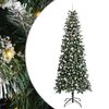 vidaXL Kunstig juletre med 300 LED gr&oslash;nn 240 cm PVC og plast og st&aring;l