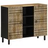 vidaXL Skjenk 90x33,5x75 cm grovt heltre mangotre