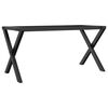 vidaXL Ben for salongbord X-ramme 70x30x43 cm st&aring;l