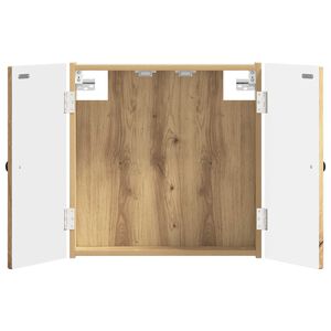 vidaXL Dartbrettskap EDE Artisan eik 52,5 x 10,5 x 53,5 cm