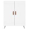 vidaXL Highboard hvit 69,5x34x180 cm konstruert tre