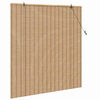 vidaXL Rullegardin med gardiner Natur 150 x 160 cm Bambus