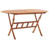 vidaXL Sammenleggbart hagebord 135x85x75 cm heltre akasie