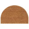 vidaXL D&oslash;rmatte naturlig halvrund 40x60 cm tuftet kokosfiber