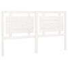 vidaXL Sengegavl hvit 165,5x4x100 cm heltre furu