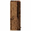vidaXL Baderomsskap Veggmontert med d&oslash;r Gamle tre 39 x 23,5 x 65 cm