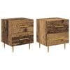vidaXL Nattbordskap 2 stk. Gamle tre 40 x 35 x 47,5 cm Konstruert tre