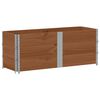 vidaXL Plantekasse brun 150x50 cm heltre furu