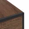 vidaXL Nattbordskap Brun Eik 40 x 27 x 76 cm Konstruert tre