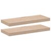 vidaXL Flytende hyller 2 stk 60x23,5x4 cm konstruert tre