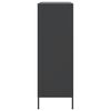 vidaXL Highboard svart 68x39x113 cm stål