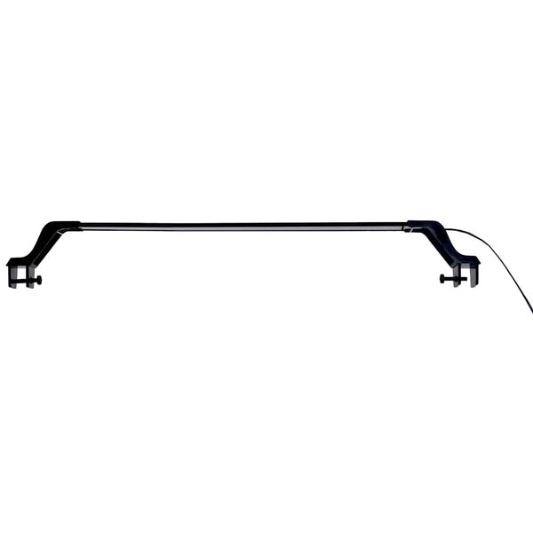 vidaXL Akvarium LED-lys med klemmer 55-70 cm bl&aring; og hvit