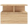vidaXL Flytende nattbord sonoma eik 40x31x27 cm konstruert tre