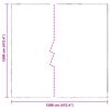 vidaXL Presenning med &oslash;yer Gjennomsiktig 12 x 12 m Polyethylen