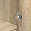 vidaXL Highboard sonoma eik 29,5x34x119,5 cm konstruert tre