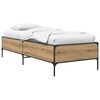 vidaXL Sengestamme Artisan eik 80 x 200 cm Konstruert tre