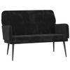 vidaXL benk Svart 108 x 79 x 79 cm Fl&oslash;yel