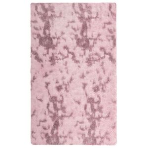 vidaXL Flossteppe med lang luv NAVARRA st&oslash;vet rosa 60x100 cm polyester