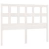 vidaXL Sengegavl hvit 165,5x4x100 cm heltre furu