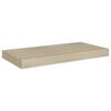 vidaXL Flytende vegghyller 2 stk eik 50x23x3,8 cm MDF