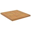 vidaXL Firkantet bordplate 40x40x2,5 cm heltre teak