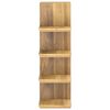 vidaXL Bokhylle 100x30x120 cm heltre teak