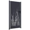 vidaXL Hageport antrasitt 100x175 cm st&aring;lgressdesign