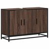 vidaXL Servantskap brun eik 90x33x60 cm konstruert tre