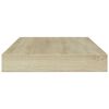 vidaXL Hylleplater 4 stk sonoma eik 100x10x1,5 cm sponplate