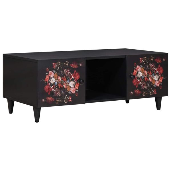 vidaXL Kaffebord Flerfarget 100 x 54 x 40 cm Massiv mango tre