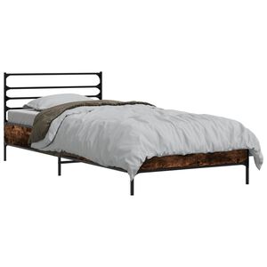 vidaXL Sengestamme R&oslash;kt Eik 80 x 200 cm Konstruert tre