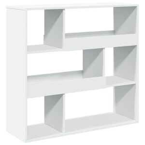 vidaXL Bokhylle/romdeler hvit 100x33x94,5 cm