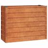 vidaXL H&oslash;ybed rust 100x40x77 cm cortenst&aring;l