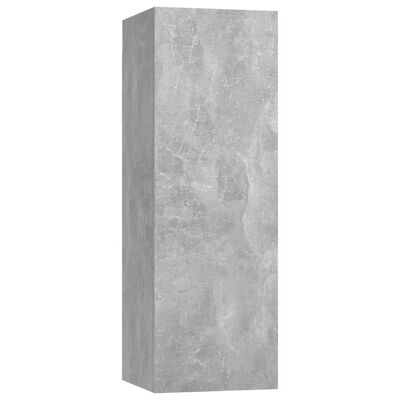 vidaXL TV-benk betonggrå 30,5x30x90 cm sponplate