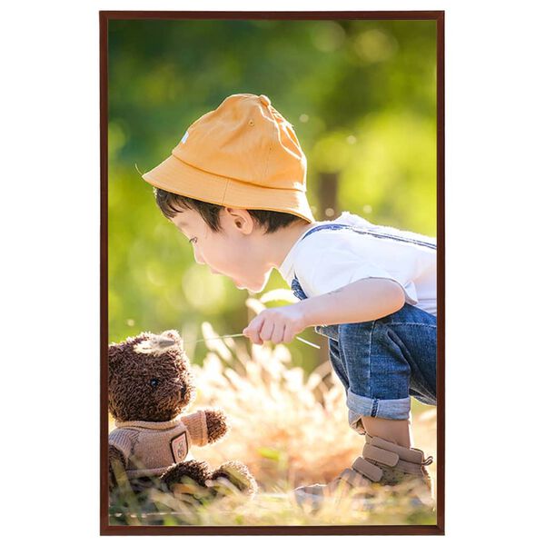 vidaXL Fotorammekollasje for vegg eller bord 5 stk bronse 70x90 cm MDF