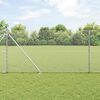 vidaXL Gjerdep&aring;le s&oslash;lv 50 x 1,4 m (13 mm netting) St&aring;l
