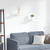 vidaXL Flytende vegghyller 2 stk hvit 23x23,5x3,8 cm MDF