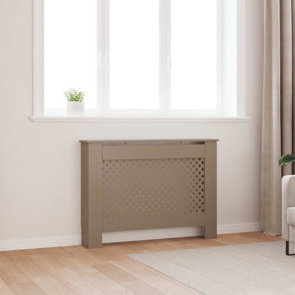 vidaXL Radiatordeksel 112x19x81,5 cm MDF